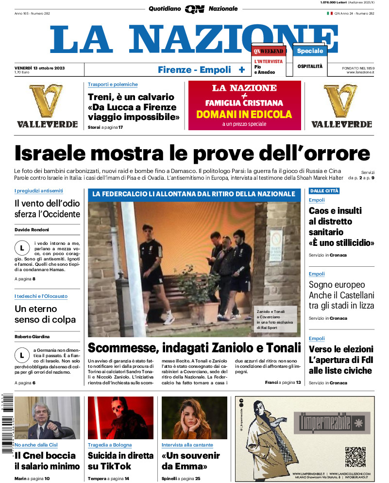 Empoli - venerdì 13 Ottobre 2023 20231013 N CRN 13