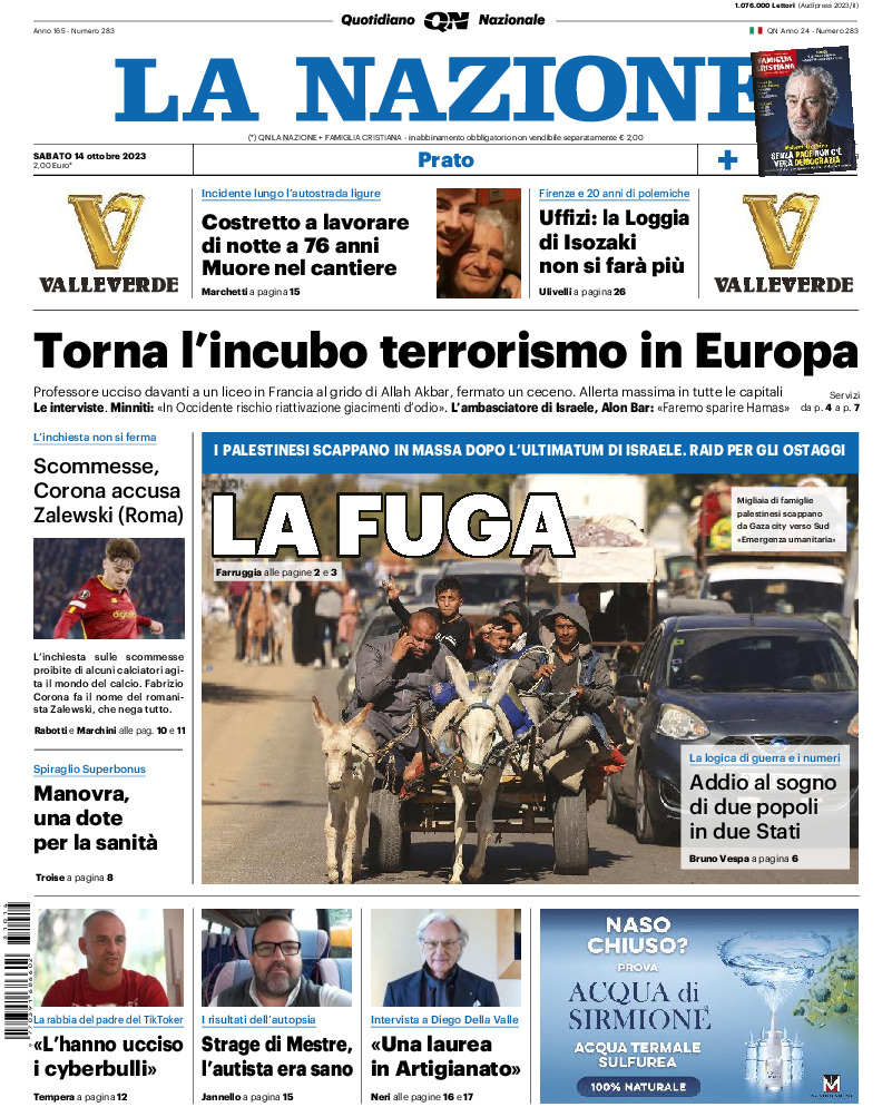 Prato - sabato 14 Ottobre 2023
