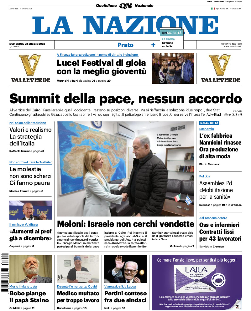 Prato - domenica 22 Ottobre 2023