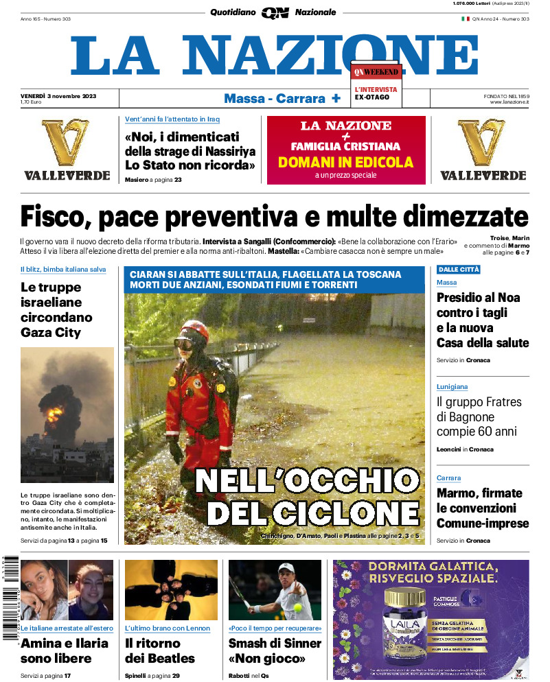 Massa Carrara - venerdì 03 Novembre 2023