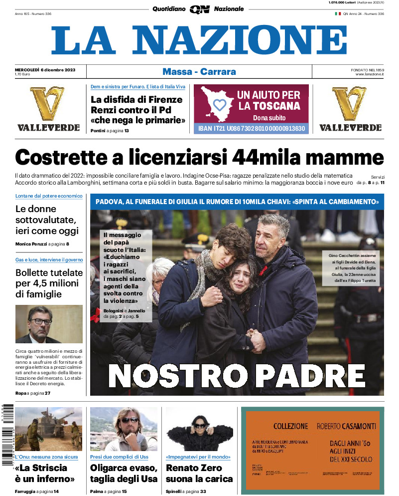 Massa Carrara - mercoledì 06 Dicembre 2023