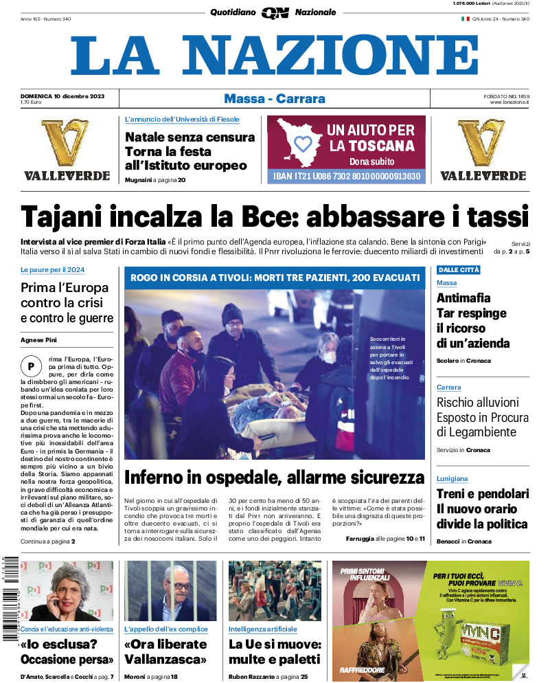 Massa Carrara - domenica 10 Dicembre 2023