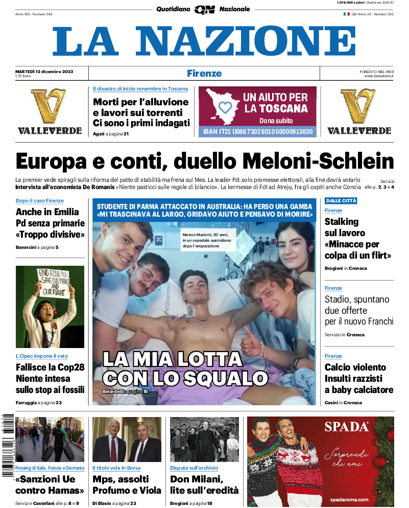 Firenze - martedì 12 Dicembre 2023