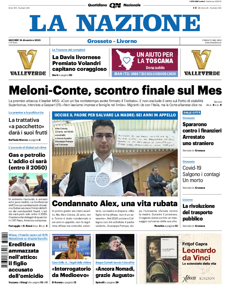 Livorno - giovedì 14 Dicembre 2023