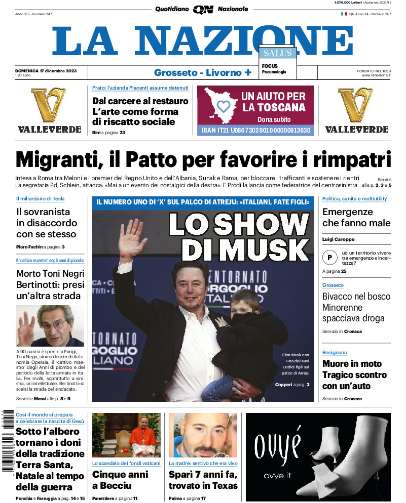 Livorno - domenica 17 Dicembre 2023