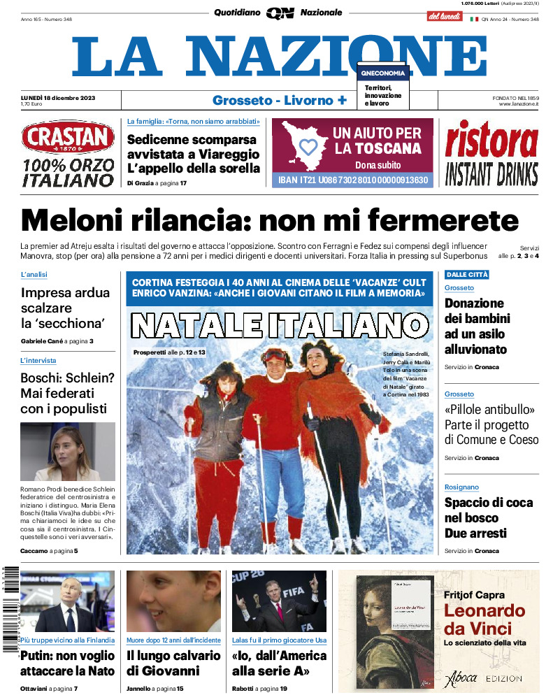 Livorno - lunedì 18 Dicembre 2023