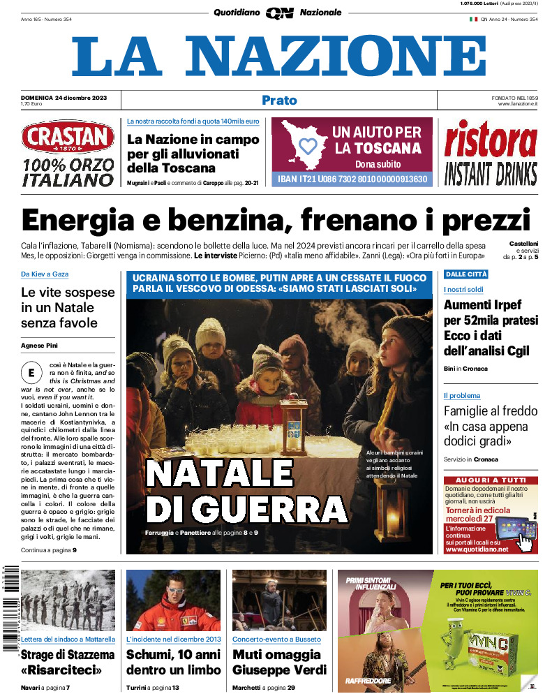 Prato - domenica 24 Dicembre 2023