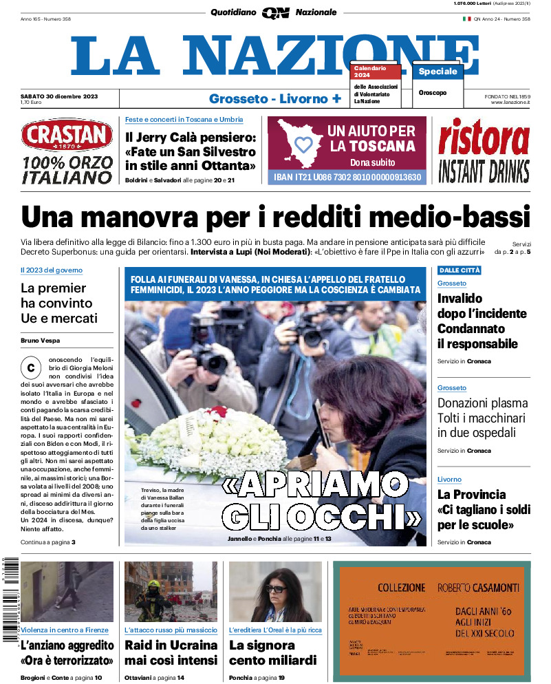 Livorno - sabato 30 Dicembre 2023