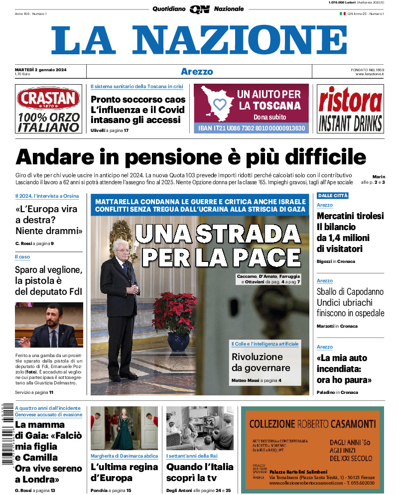 Arezzo - martedì 02 Gennaio 2024