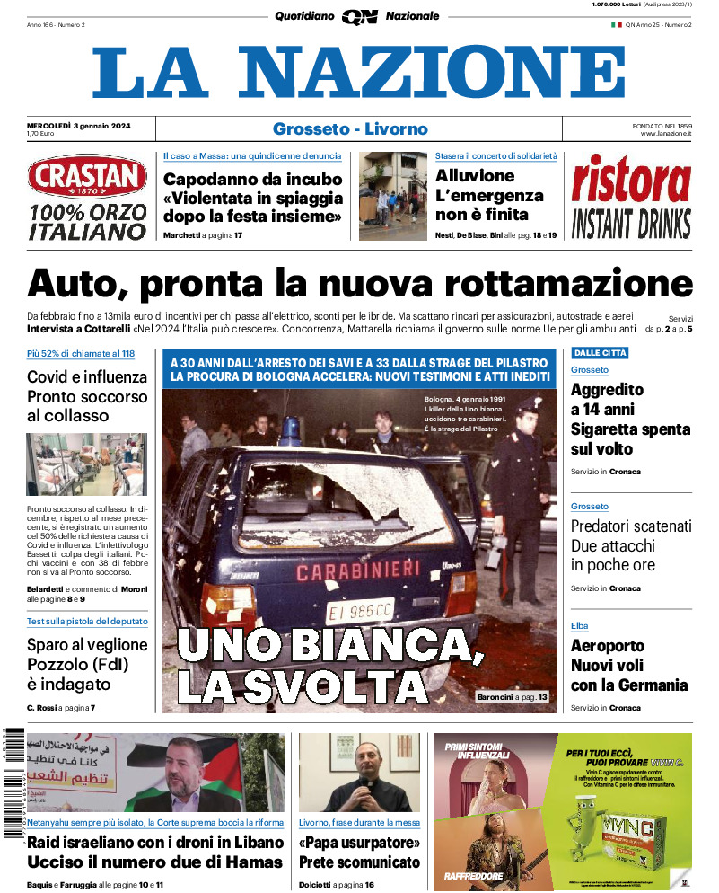 Livorno - mercoledì 03 Gennaio 2024