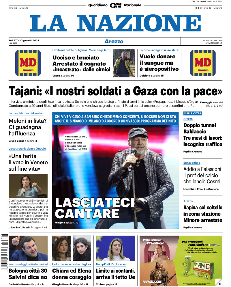 Arezzo - sabato 20 Gennaio 2024