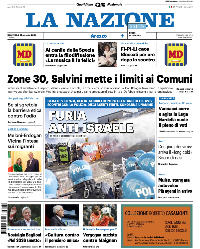 Arezzo - domenica 21 Gennaio 2024