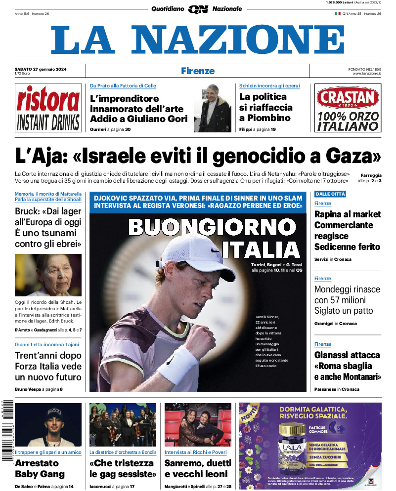Firenze - sabato 27 Gennaio 2024