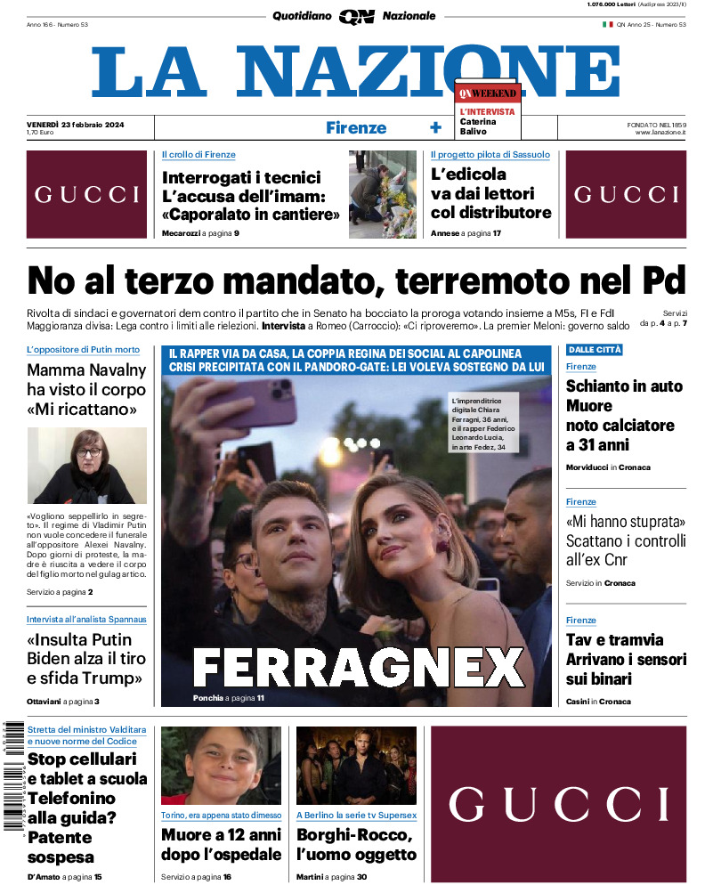 Firenze - venerdì 23 Febbraio 2024