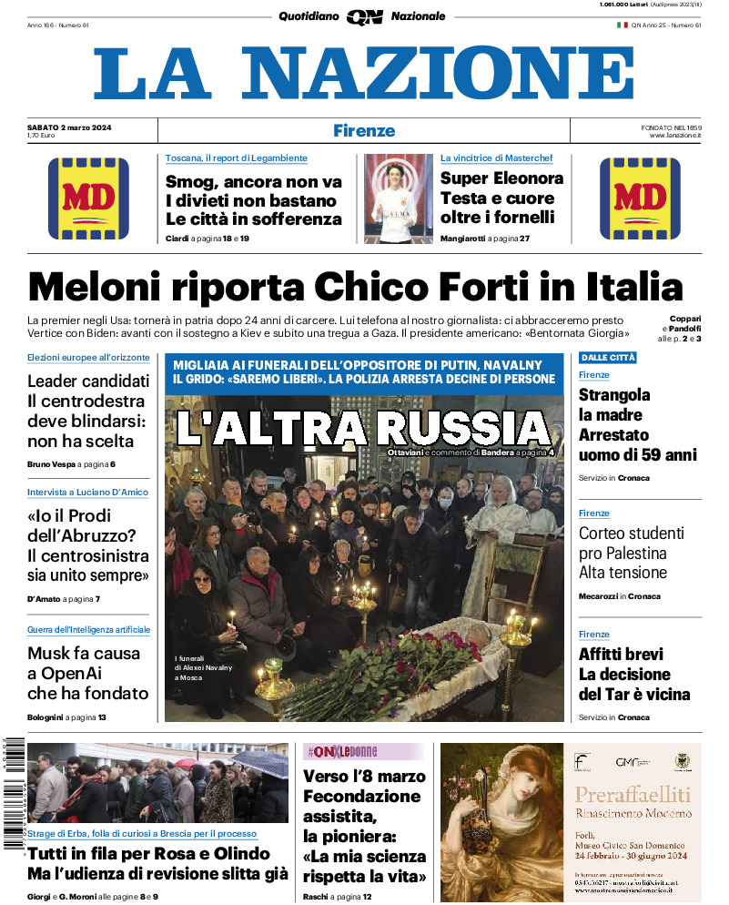 Firenze - sabato 02 Marzo 2024