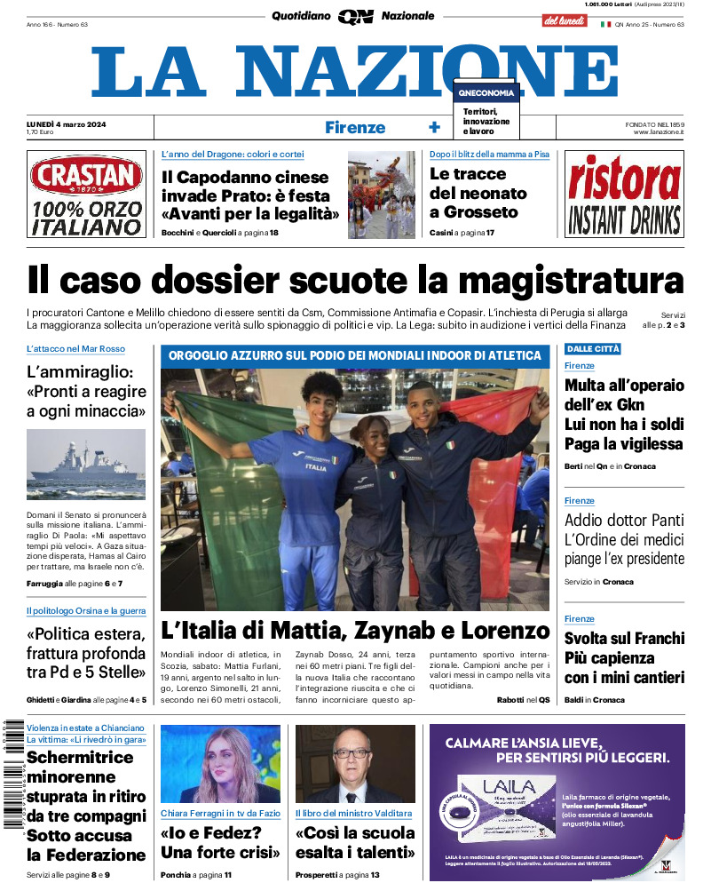Firenze - lunedì 04 Marzo 2024