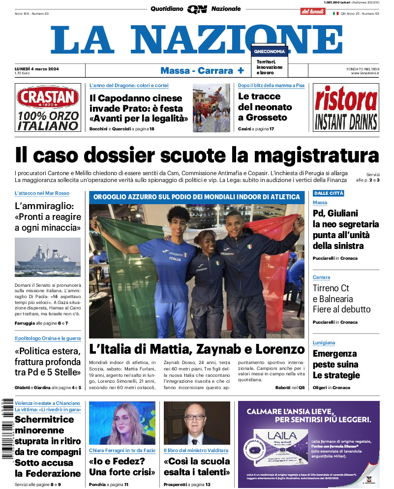 Massa Carrara - lunedì 04 Marzo 2024