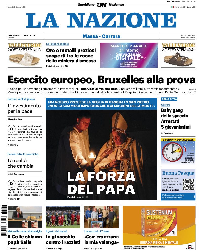 Massa Carrara - domenica 31 Marzo 2024