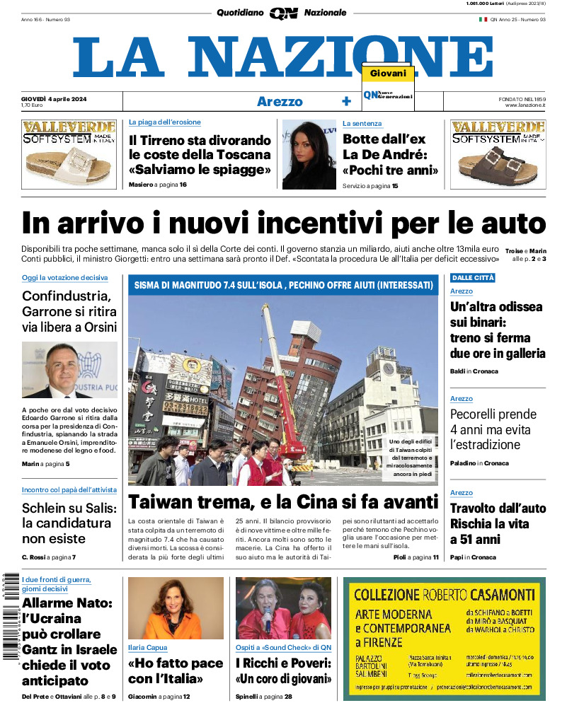 Arezzo - giovedì 04 Aprile 2024