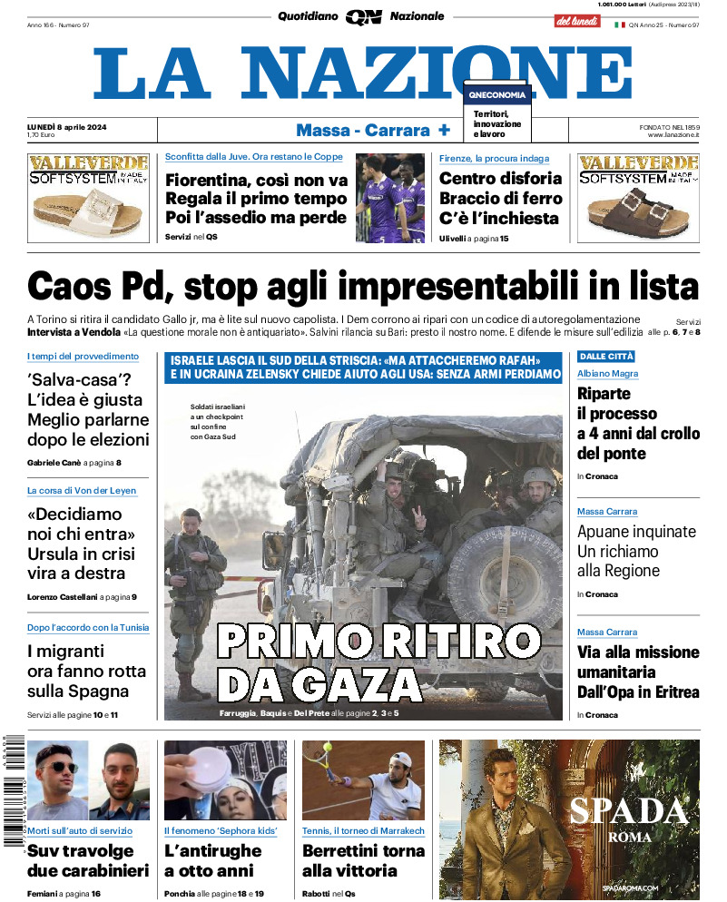 Massa Carrara - lunedì 08 Aprile 2024