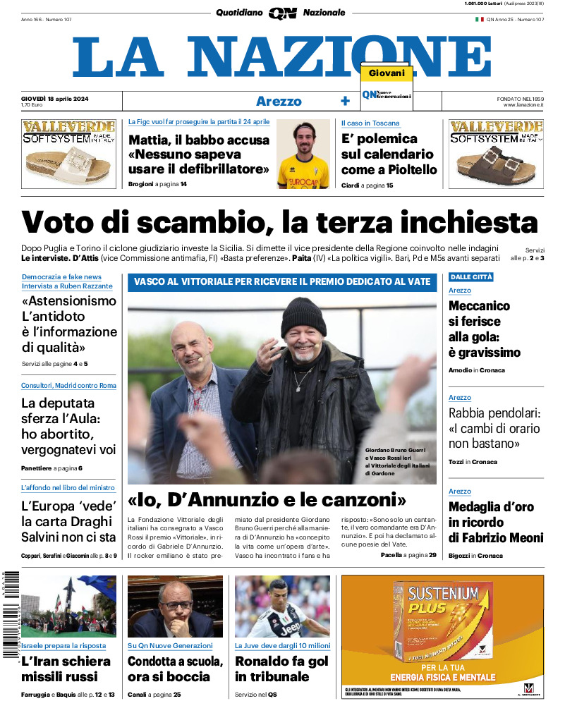 Arezzo - giovedì 18 Aprile 2024