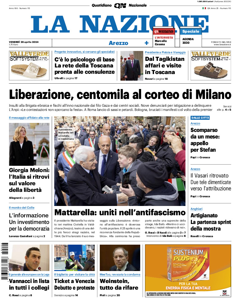 Arezzo - venerdì 26 Aprile 2024