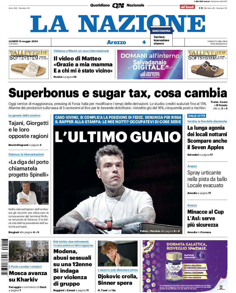 Arezzo - lunedì 13 Maggio 2024