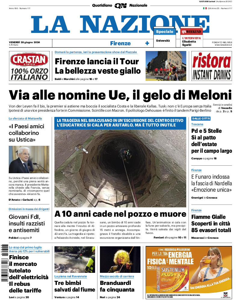 Firenze - venerdì 28 Giugno 2024