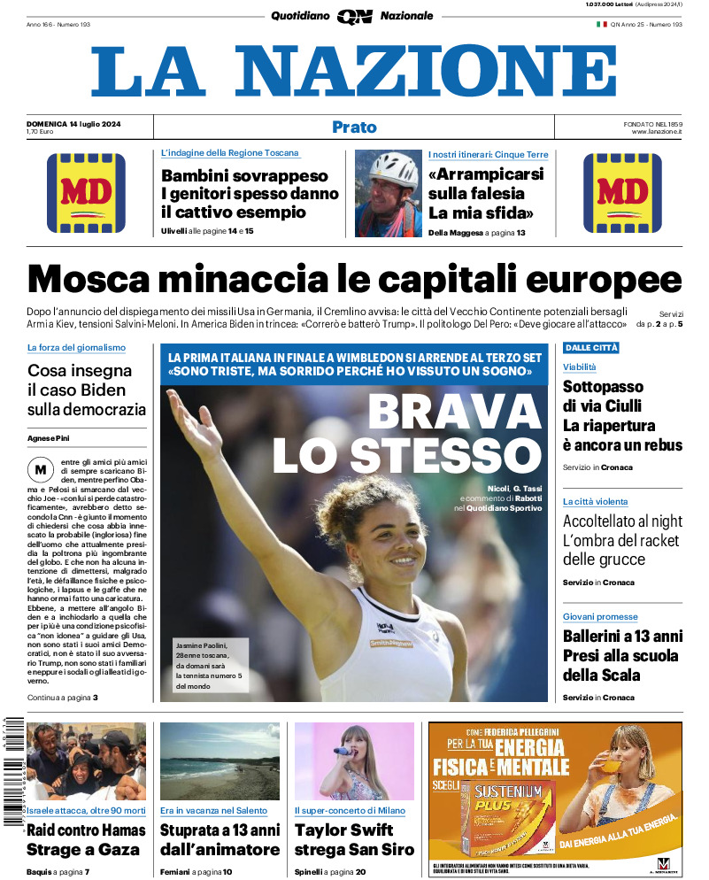 Prato - domenica 14 Luglio 2024