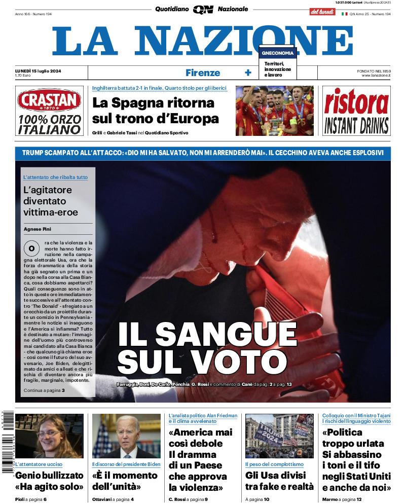 Firenze - lunedì 15 Luglio 2024