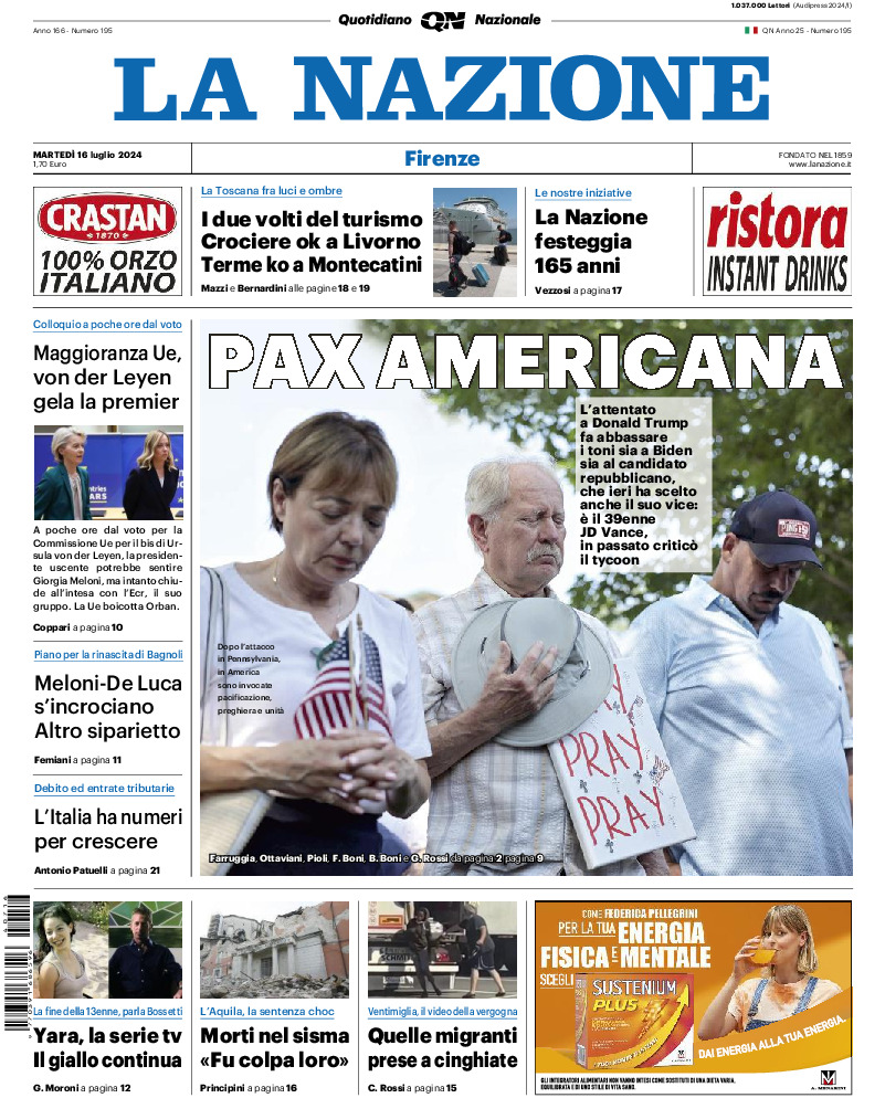 Firenze - martedì 16 Luglio 2024