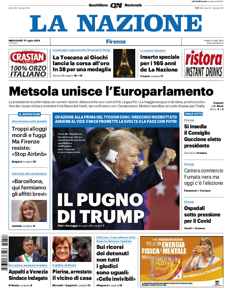 Firenze - mercoledì 17 Luglio 2024