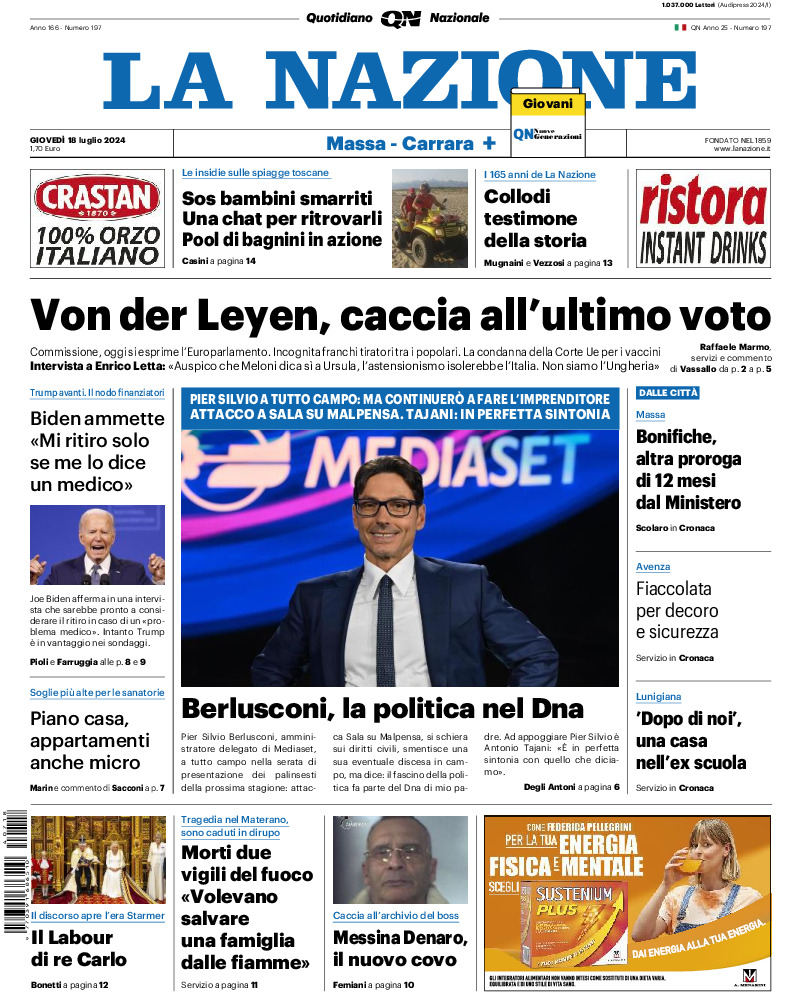 Massa Carrara - giovedì 18 Luglio 2024