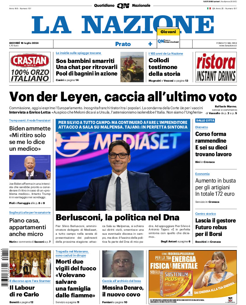 Prato - giovedì 18 Luglio 2024