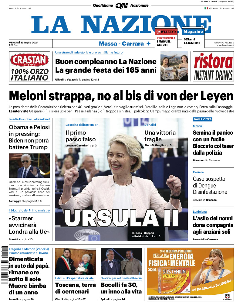 Massa Carrara - venerdì 19 Luglio 2024