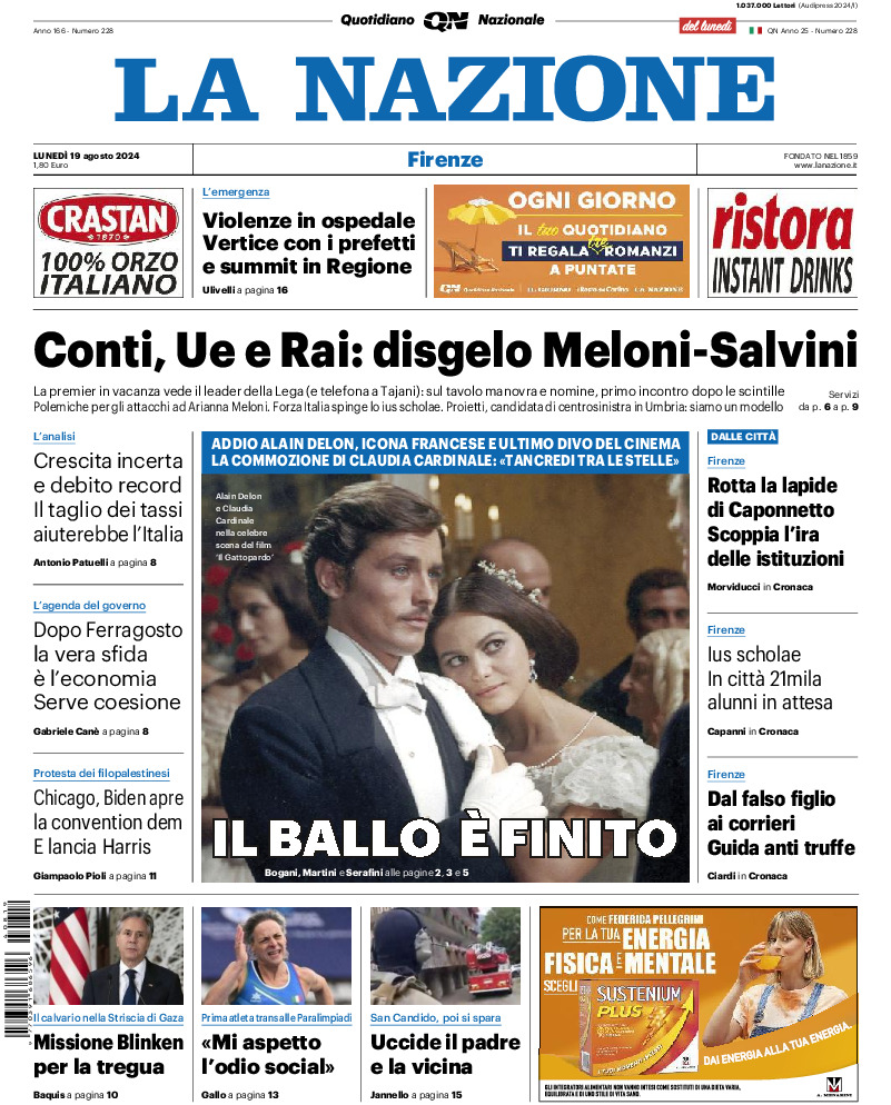 Firenze - lunedì 19 Agosto 2024
