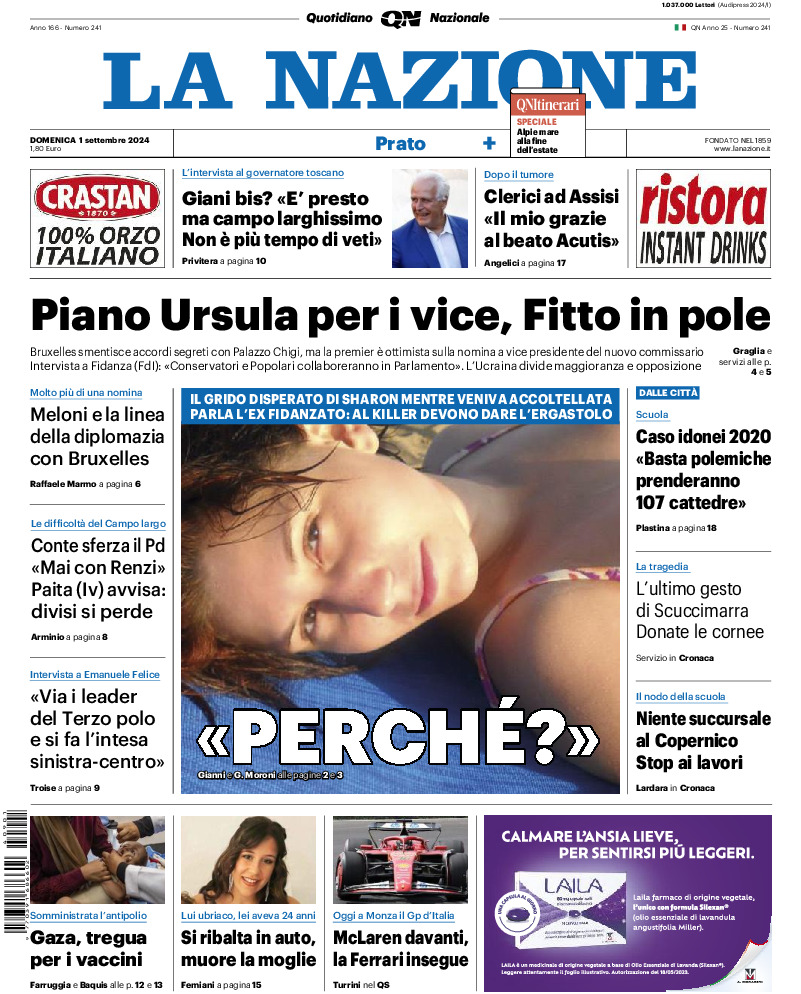 Prato - domenica 01 Settembre 2024