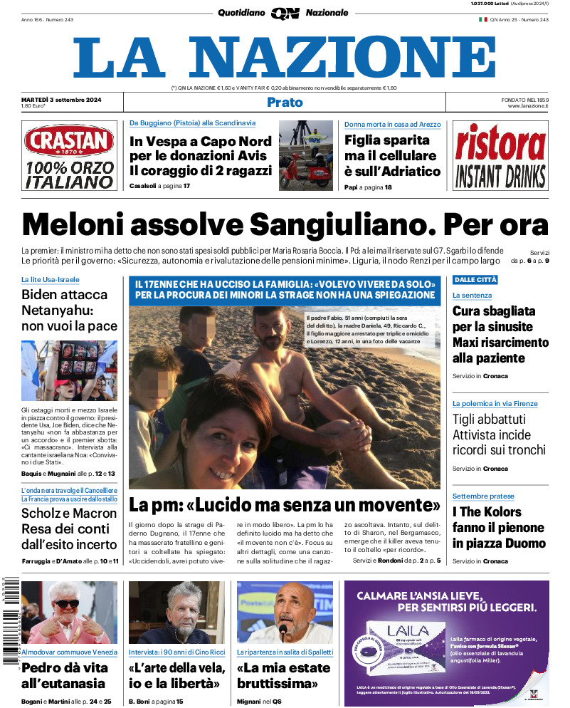 Prato - martedì 03 Settembre 2024