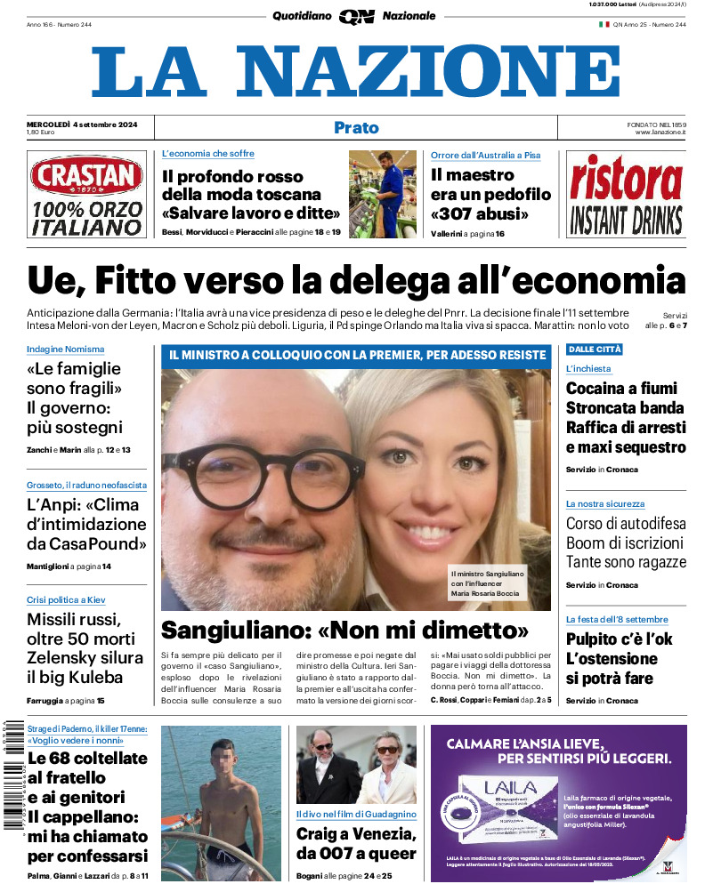 Prato - mercoledì 04 Settembre 2024