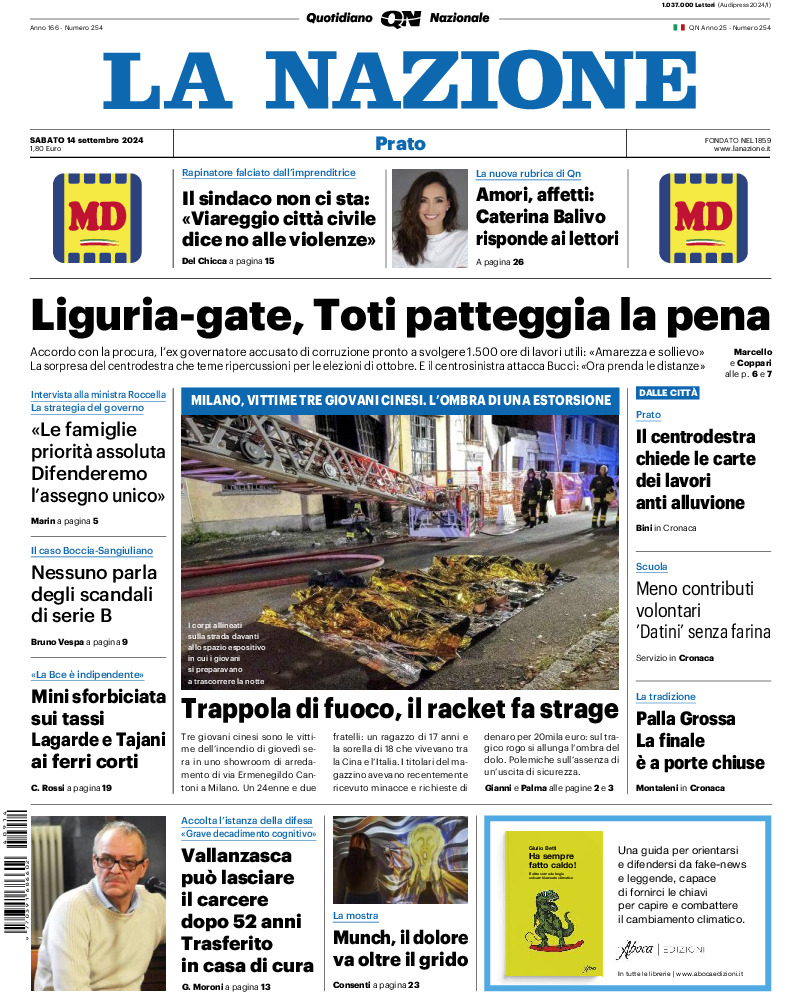 Prato - sabato 14 Settembre 2024