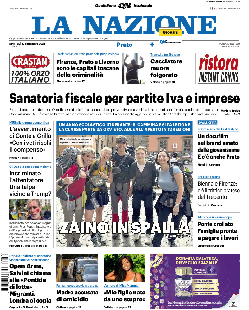 Prato - martedì 17 Settembre 2024