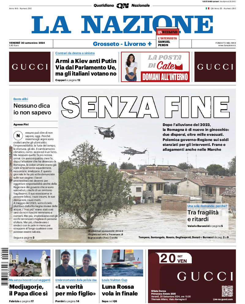 Livorno - venerdì 20 Settembre 2024