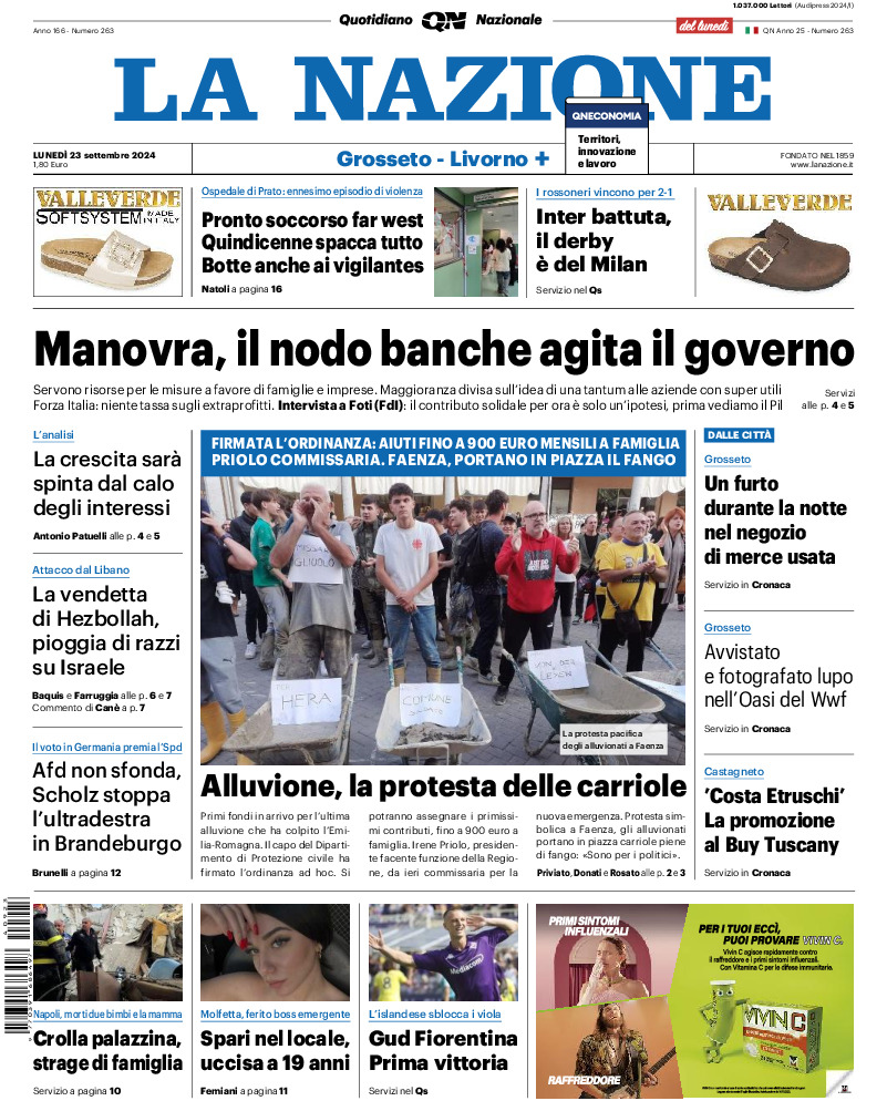 Livorno - lunedì 23 Settembre 2024