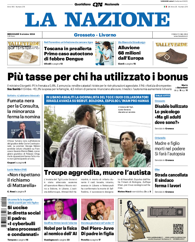 Livorno - mercoledì 09 Ottobre 2024