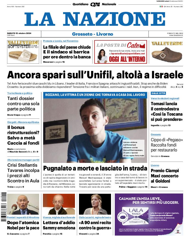 Livorno - sabato 12 Ottobre 2024