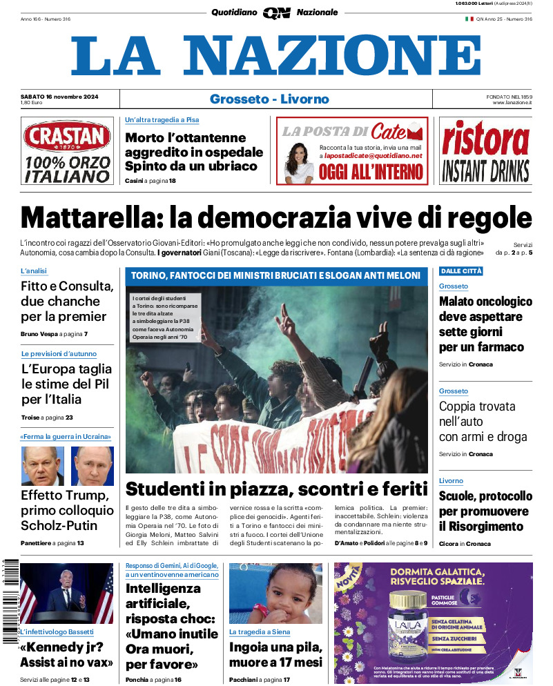 Livorno - sabato 16 Novembre 2024