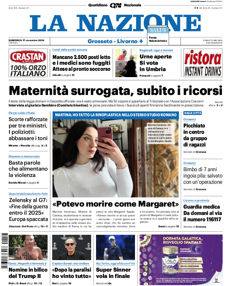 Livorno - domenica 17 Novembre 2024