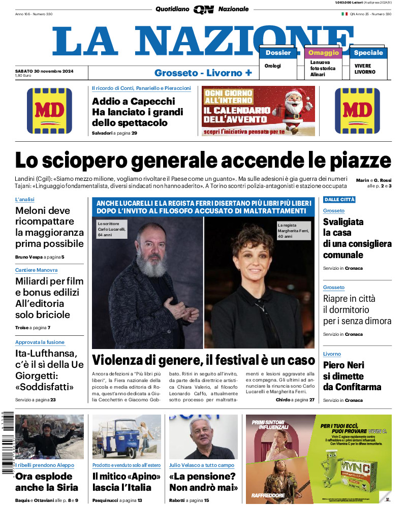 Livorno - sabato 30 Novembre 2024