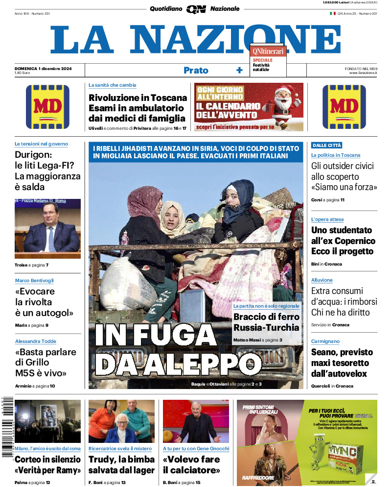 Prato - domenica 01 Dicembre 2024