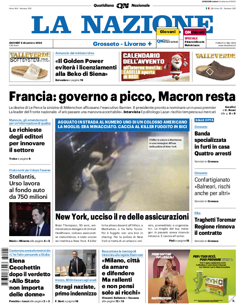 Livorno - giovedì 05 Dicembre 2024